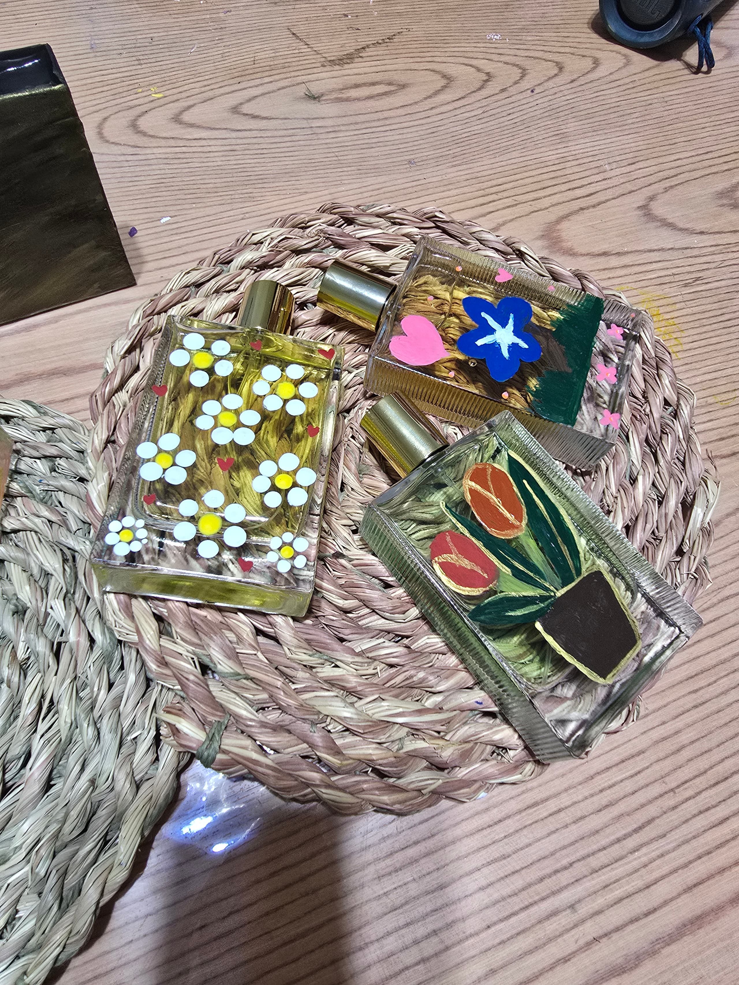 Purfum making and bottle painting