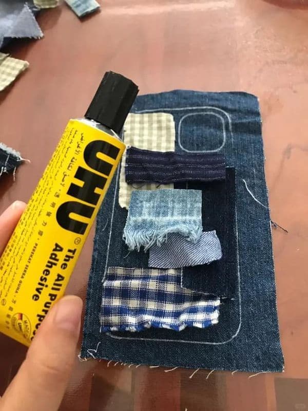 Denim phone case