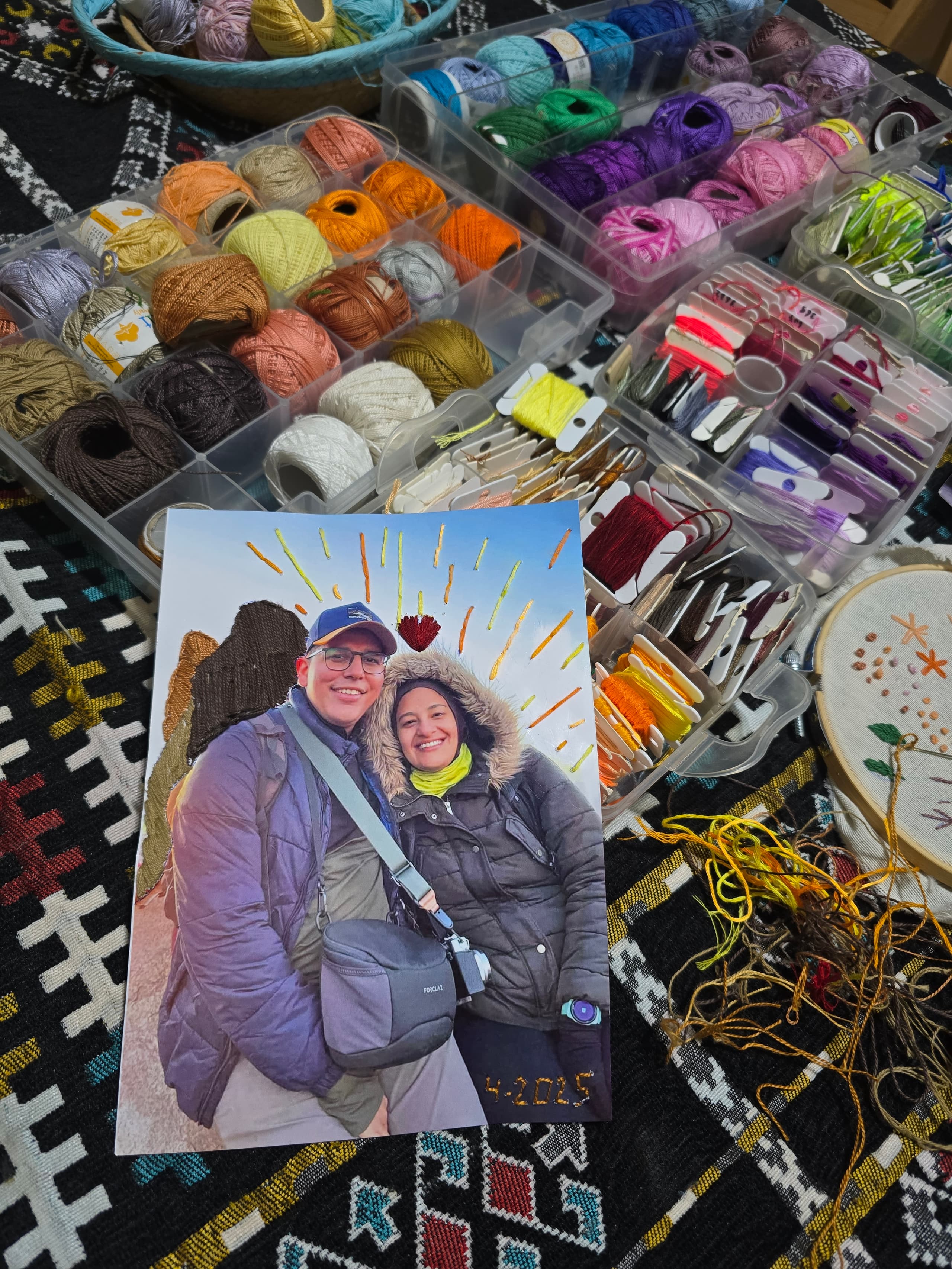 Photo embroidery